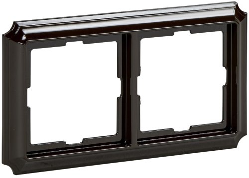 Рамка универсальная Schneider Electric Merten Antique 2-м. коричневый картинка